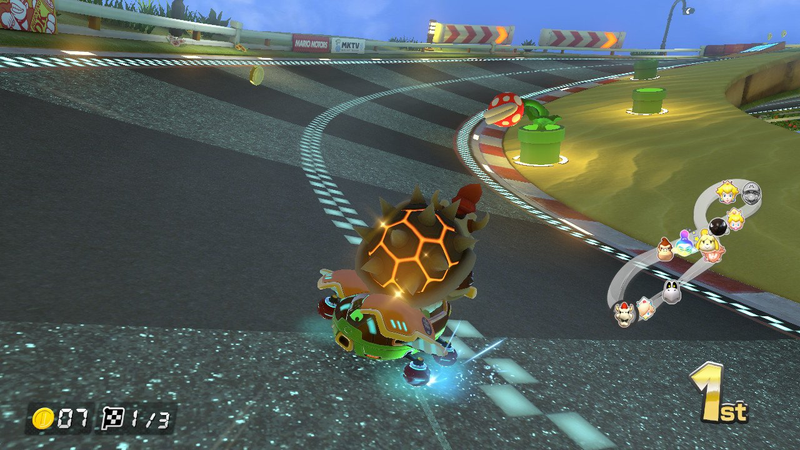 Dry Bowser on the Streetle felt like a lead balloon to me, after having played as Peach in the ATV for so long.